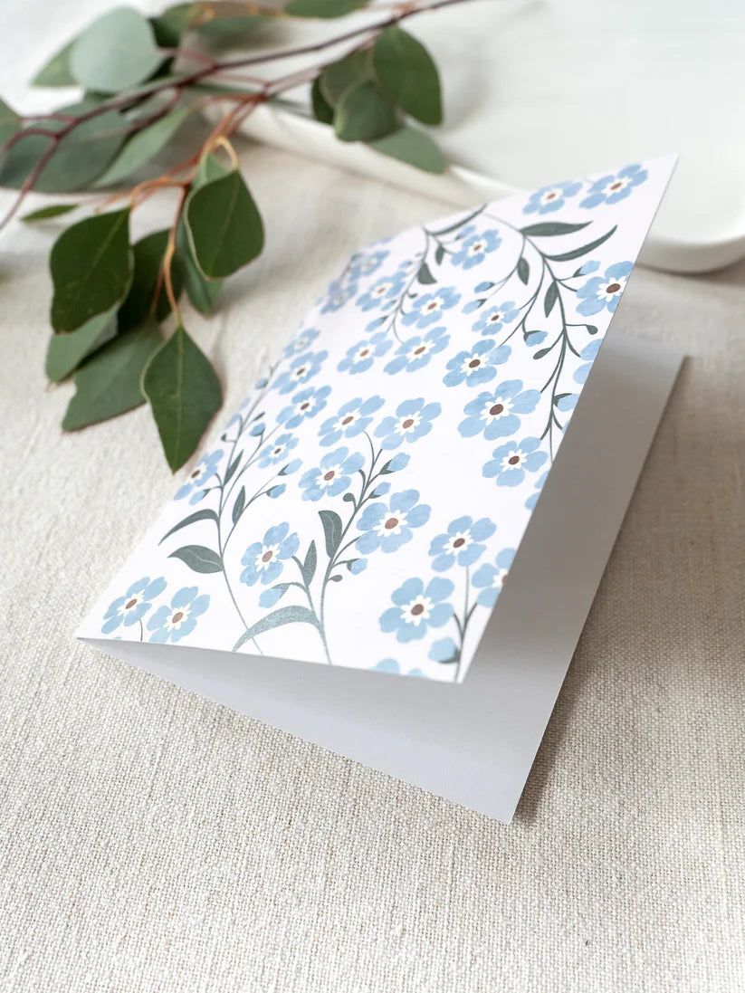 Lemmikki-kukkakortti, 2-osainen kortti