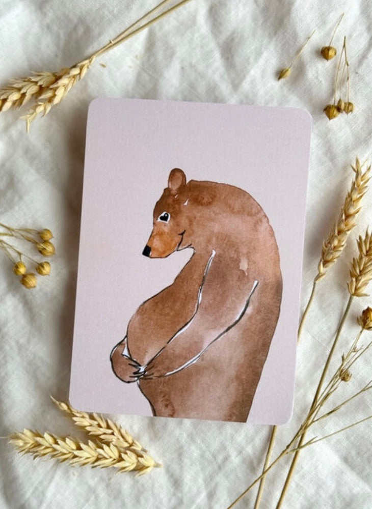 Kaverini Raskaus-postikortti x Kaarnavilla