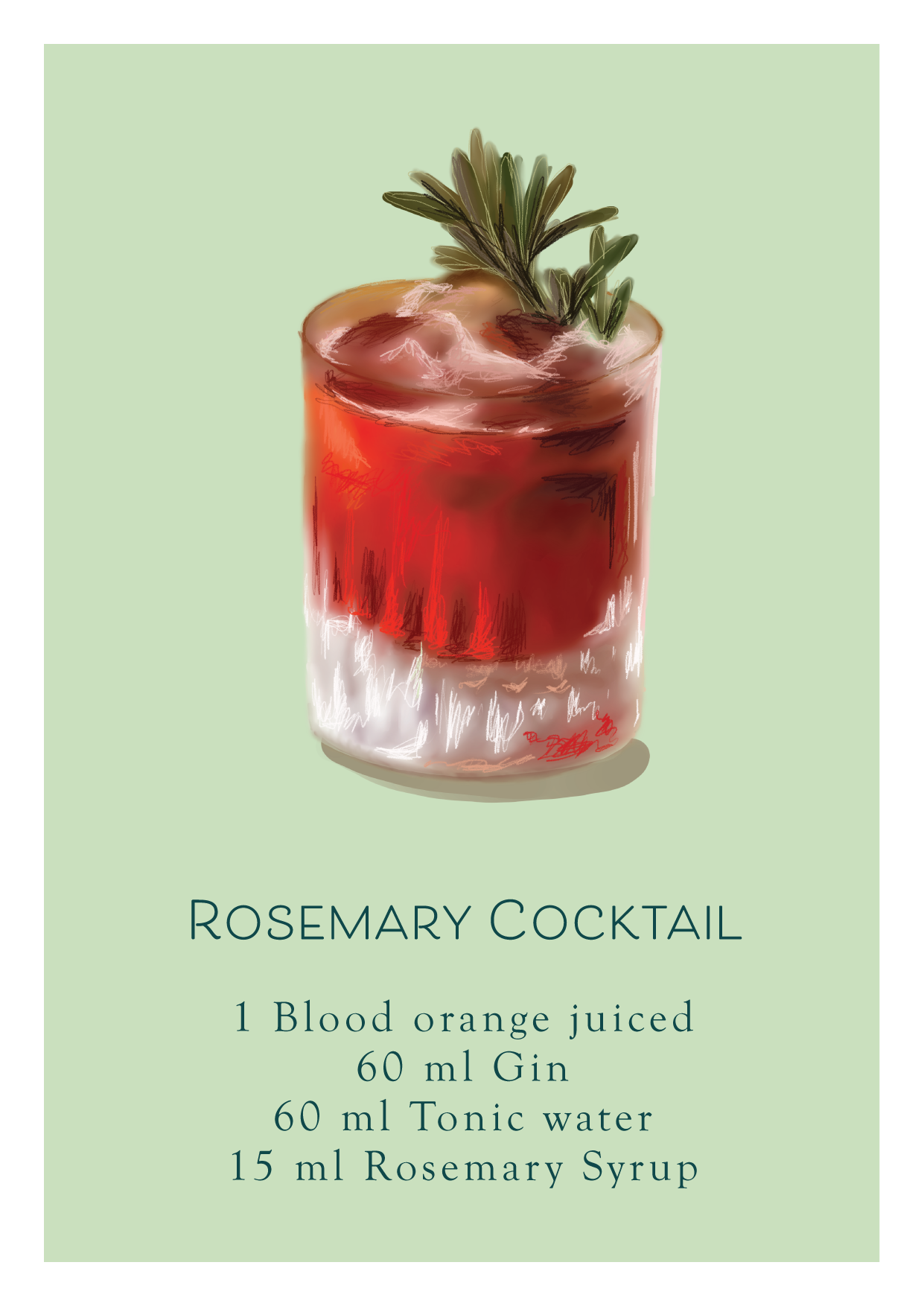 Rosemary -postikortti, A6