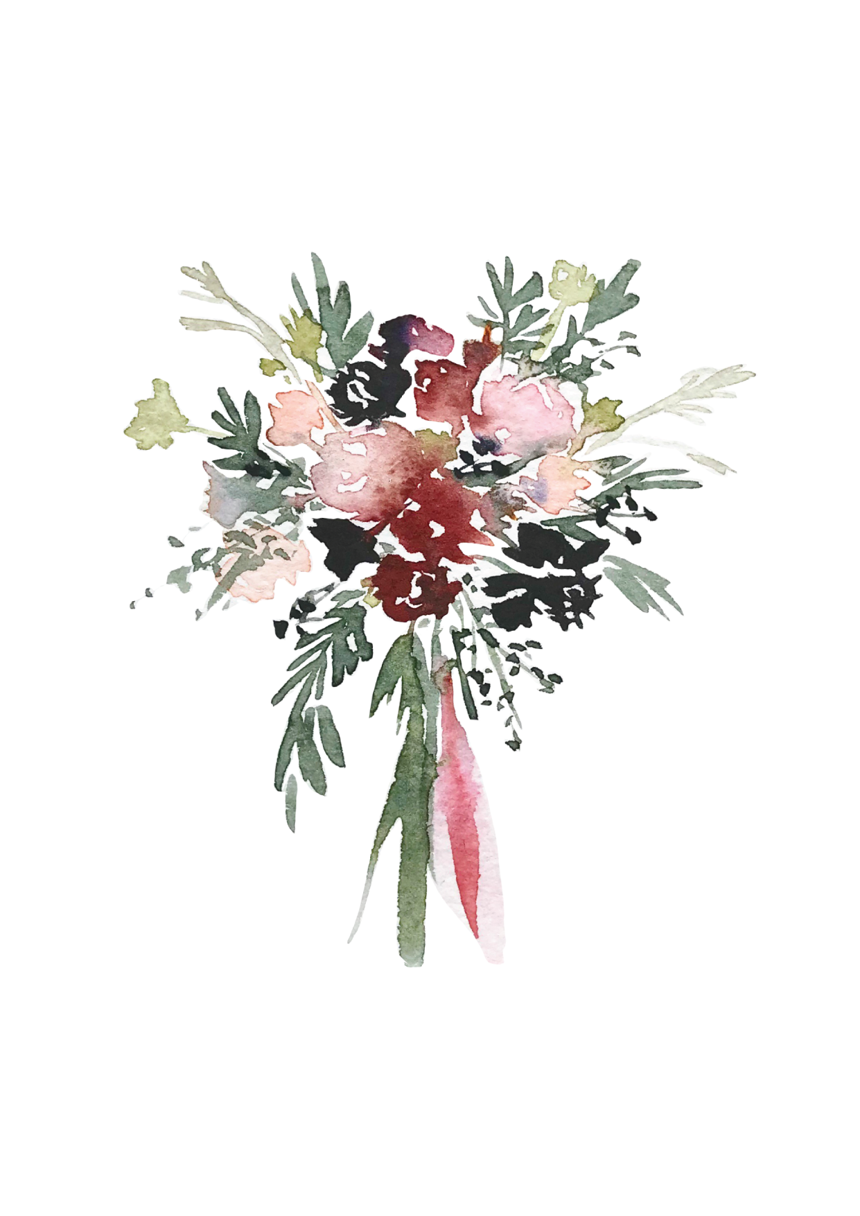 Kukkakimppu -postikortti, A6