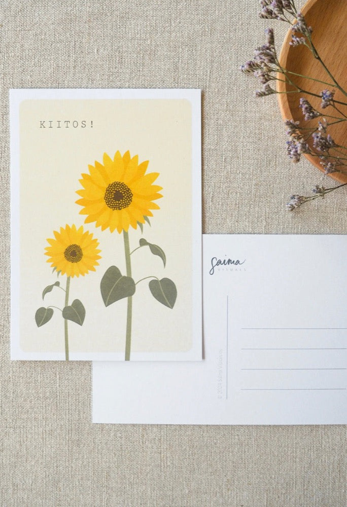 Saima Visuals kiitos-kortti x Kaarnavilla