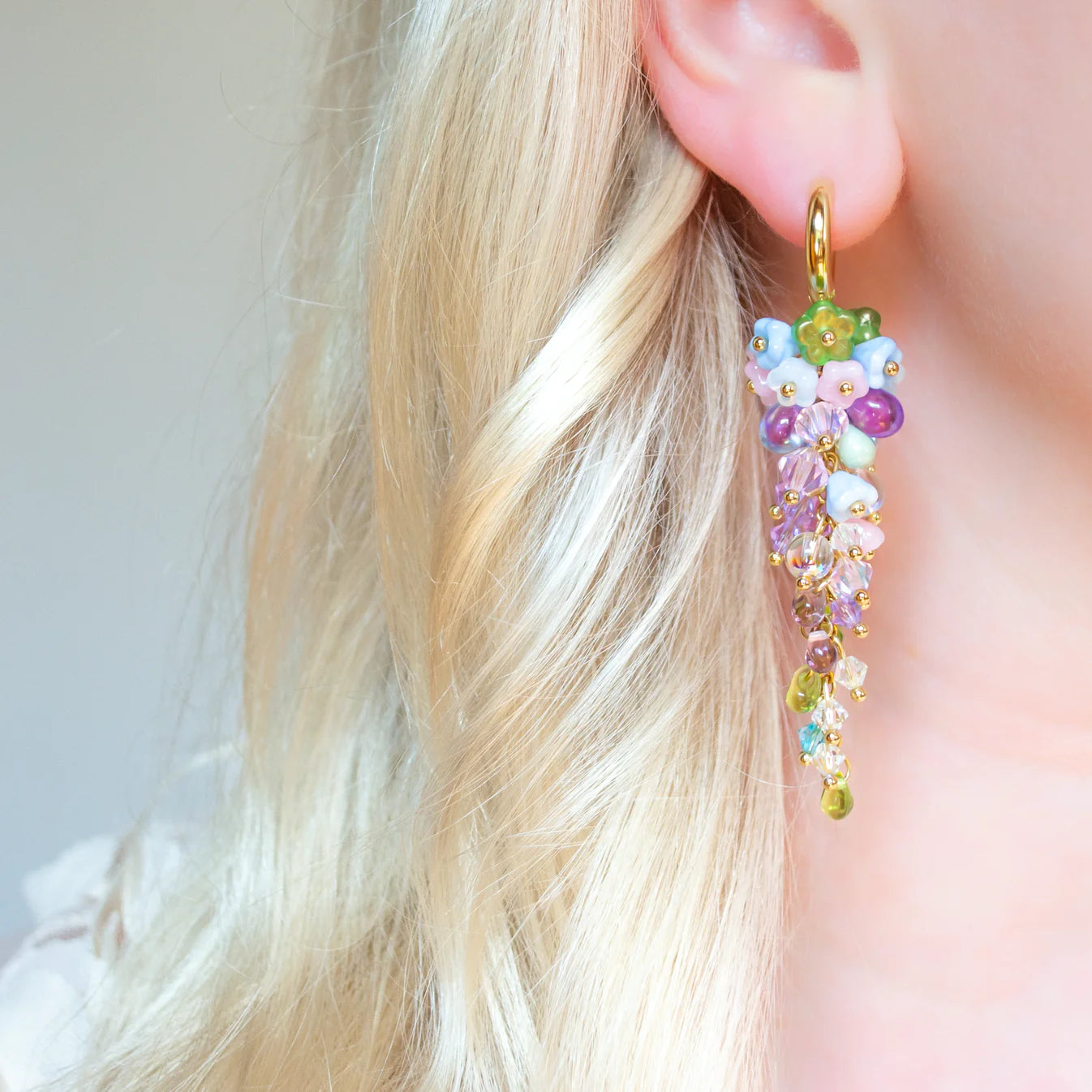 Lummilillin Everbloom korvakorut Kaarnavillan verkkokaupassa