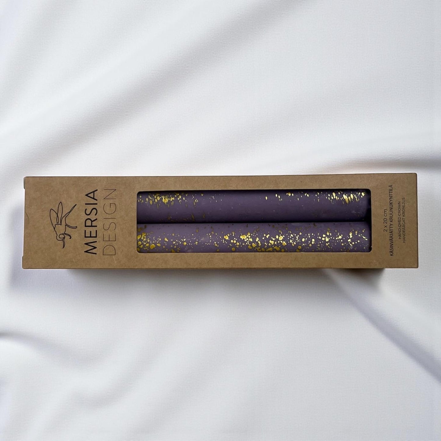 Crown candle, gold nugget (various colors)