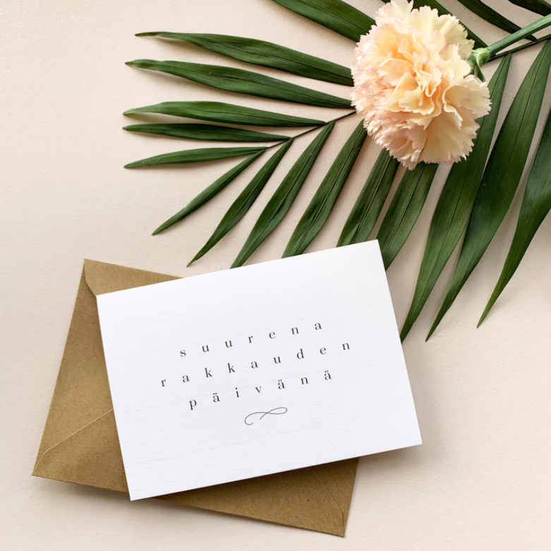 Hellevisuals rakkauden päivänä-kortti x Kaarnavilla