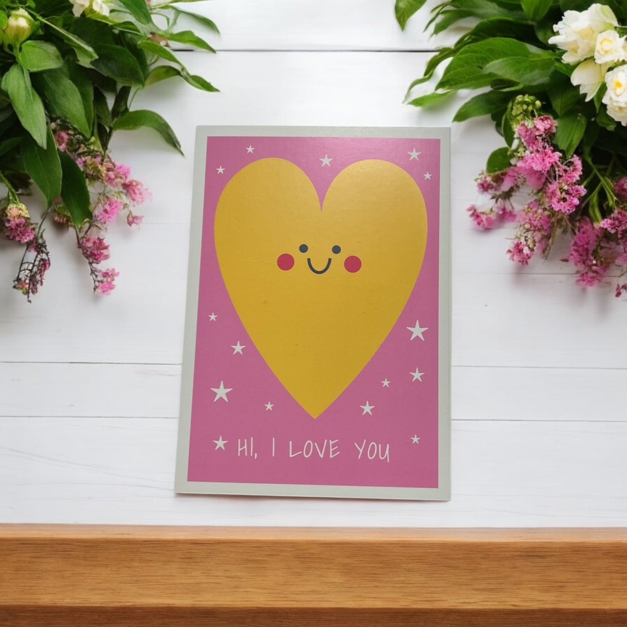 Hi I Love You -postikortti, A6