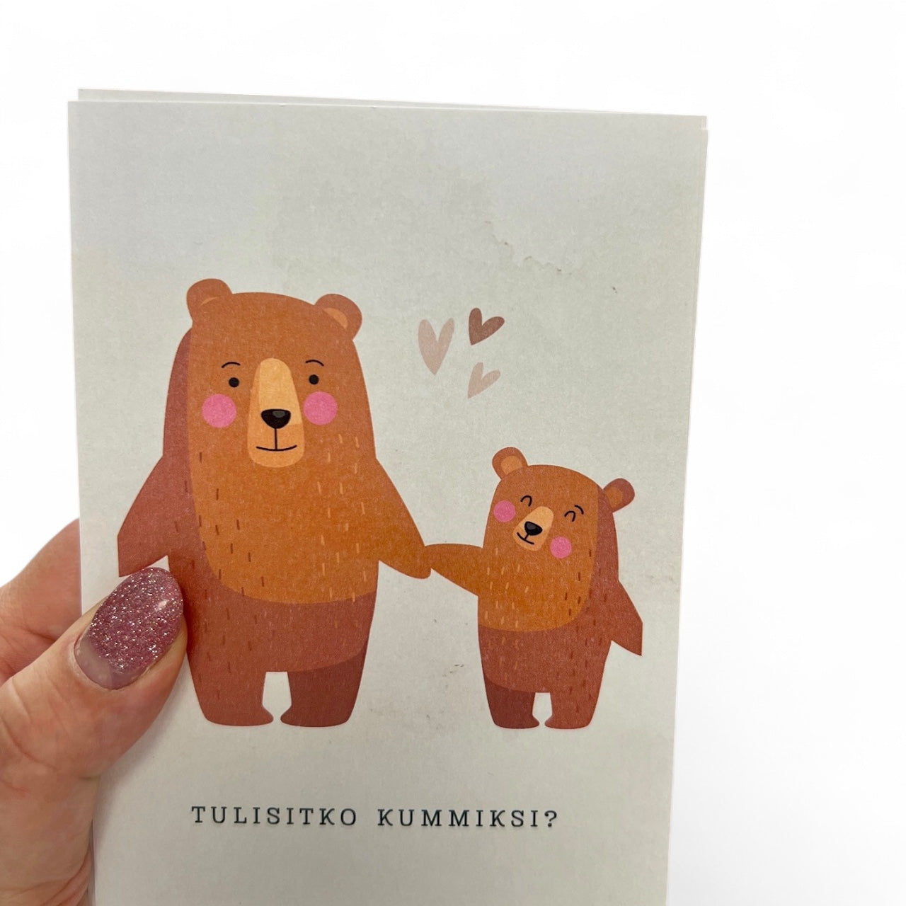 Tulisitko kummiksi -kortti, A6 2-laatuinen