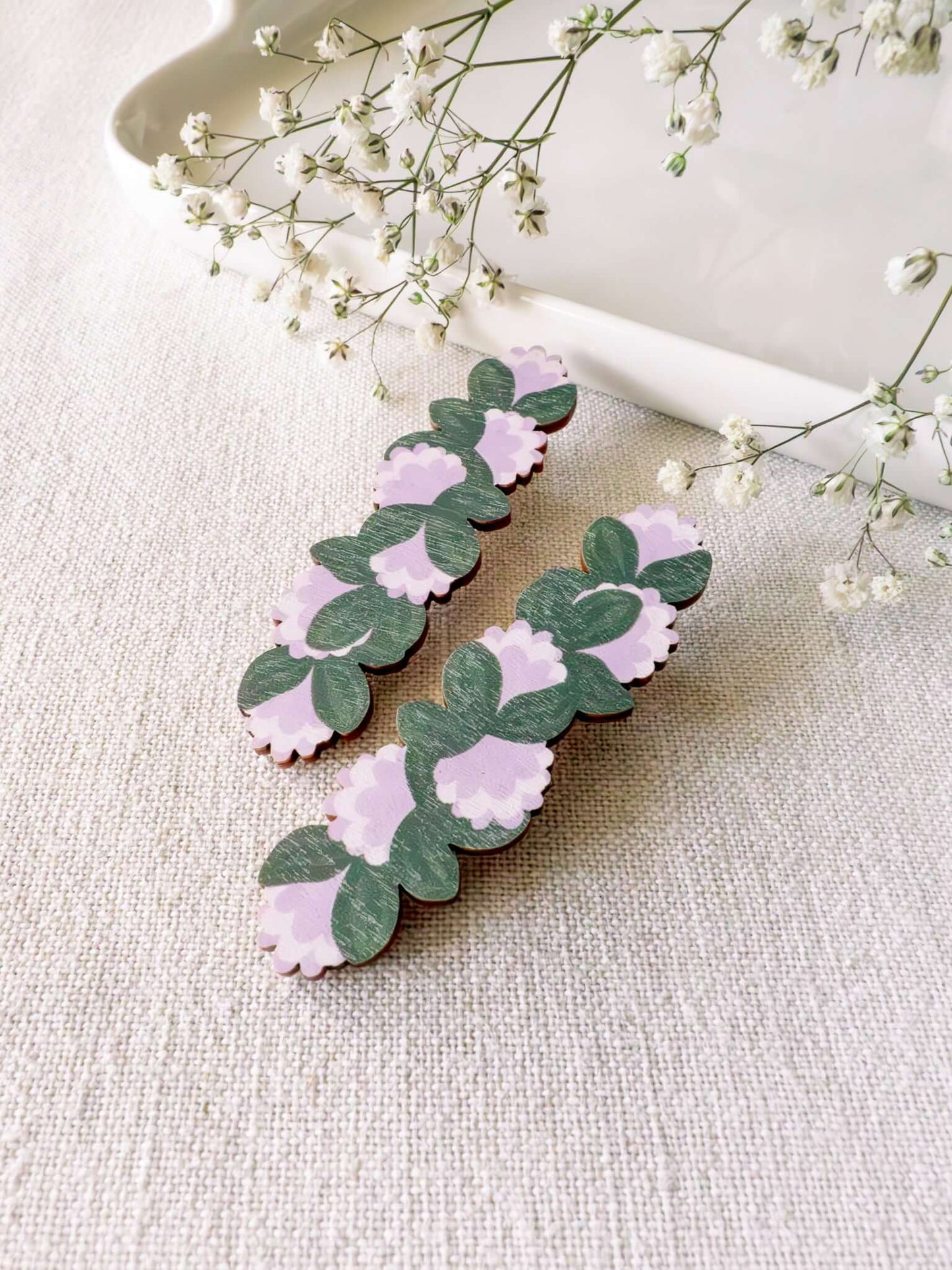 Milja-kukkapinnit, 2kpl