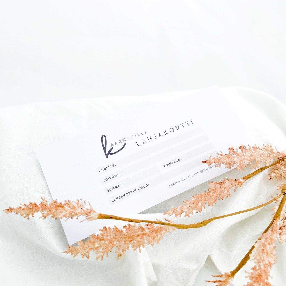 Kaarnavillan lahjakortti