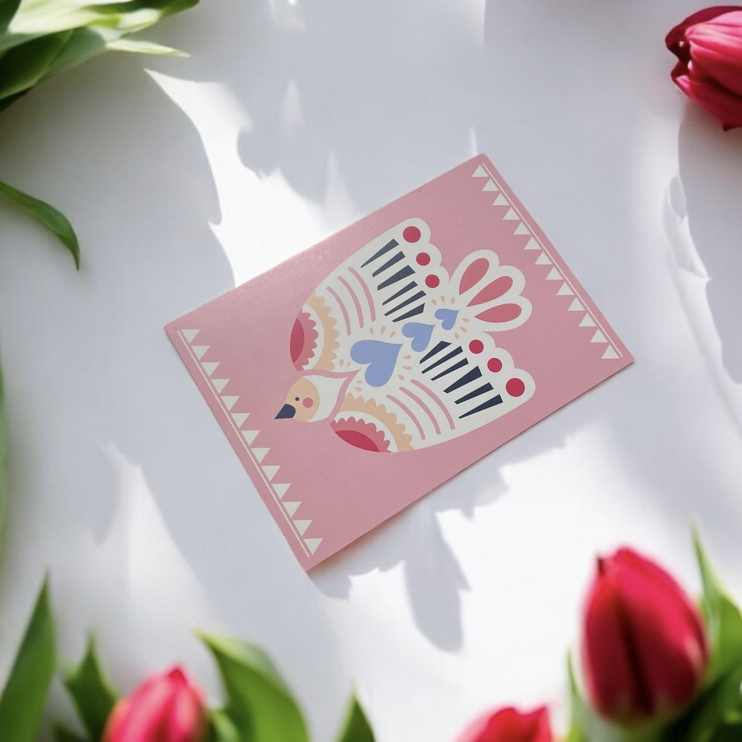 Lintu-postikortti, A6