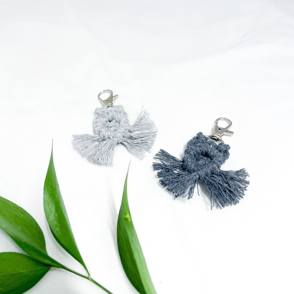 Macrame-avaimenperä avaimille