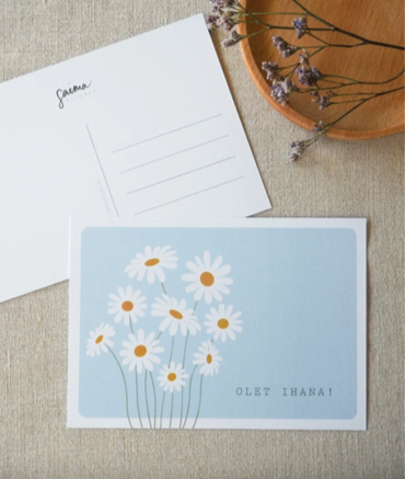 Saima Visuals Olet ihana-kortti x Kaarnavilla