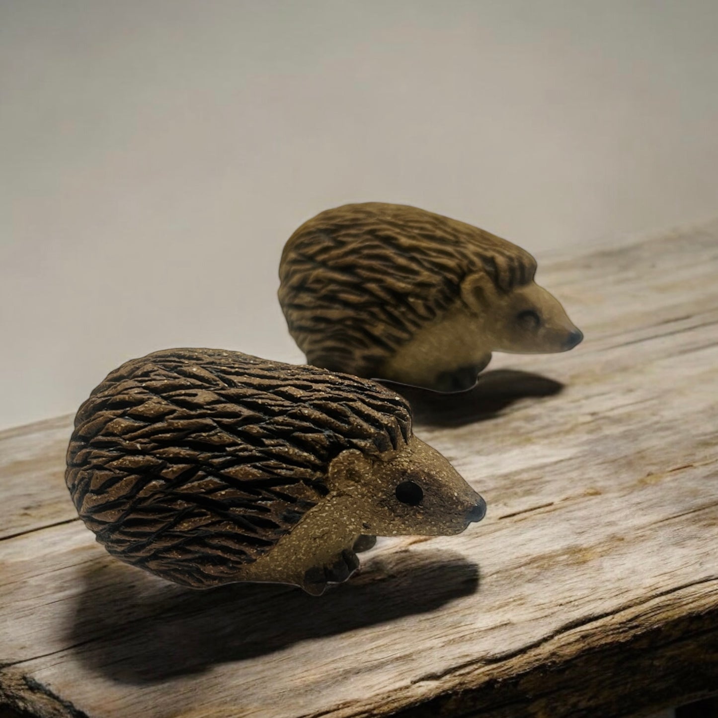 Hedgehog figurines, ceramic (various sizes)