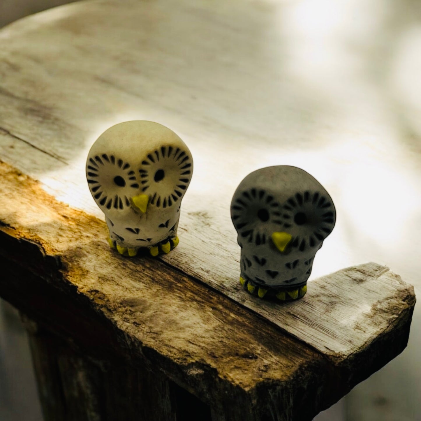 Pöllö-figuurit, keraaminen (eri kokoja)