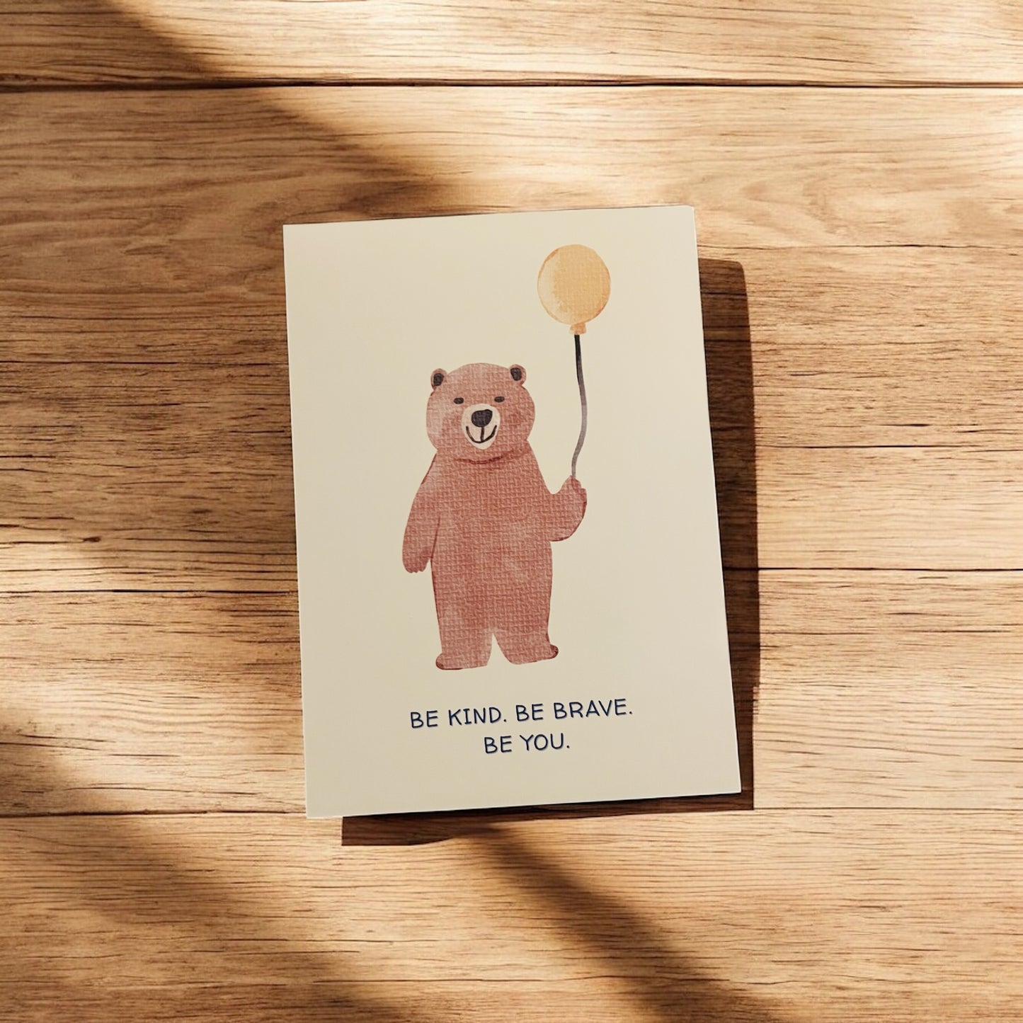 Be Brave, be you -kortti, A6