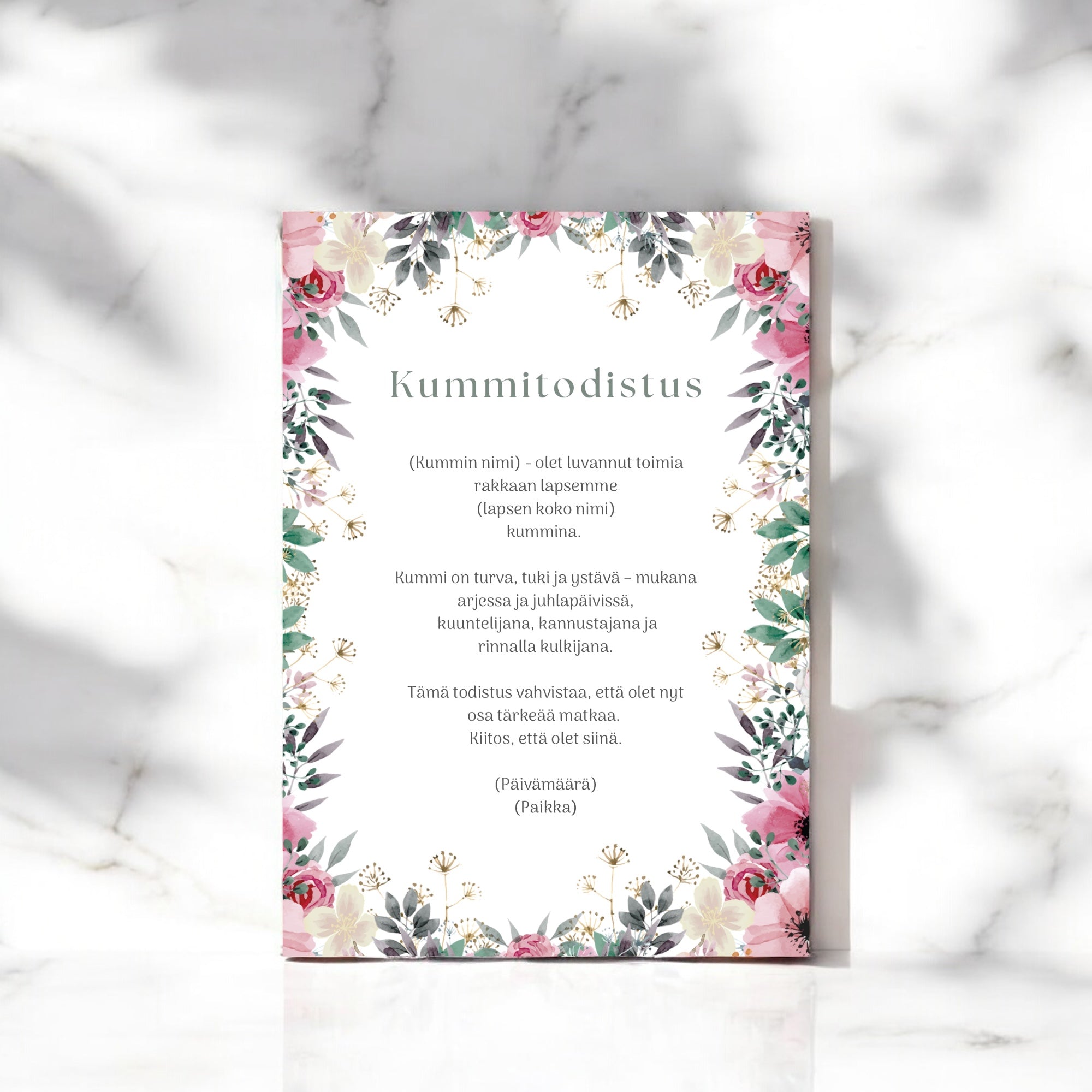 Tulostettava Digitaalinen Kummitodistus Kustomoitu Kummitodistus e tulostettava-digitaalinen-kummitodistus-kustomoitu-kummitodistus-e