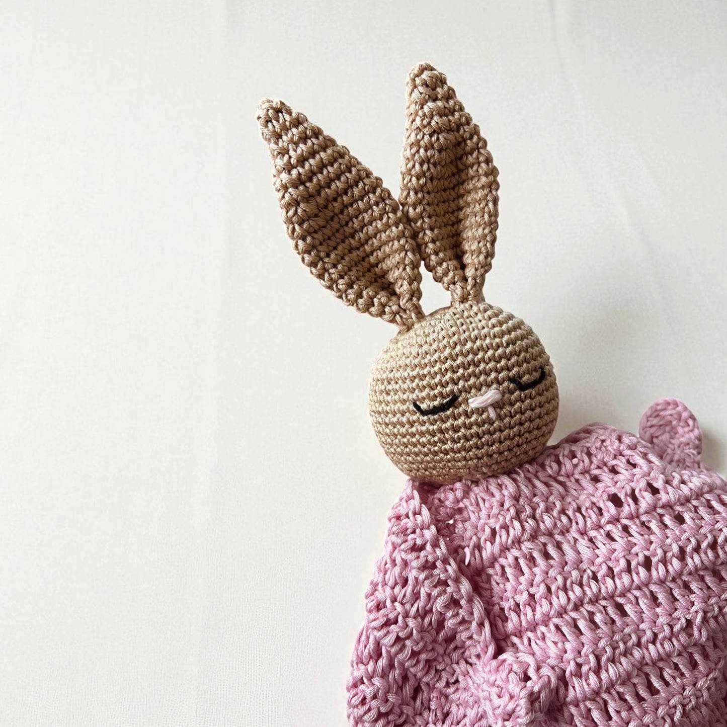 Crocheted sleep toy (various animal characters), MADE TO ORDER