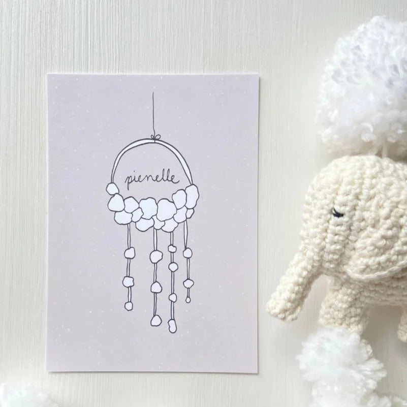 Puuhalan Pienelle-postikortti Kaarnavillan verkkokaupassa