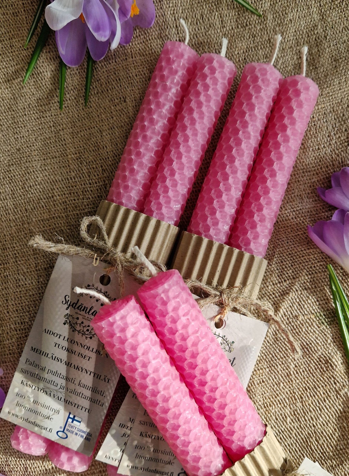 Beeswax candle (different colors)