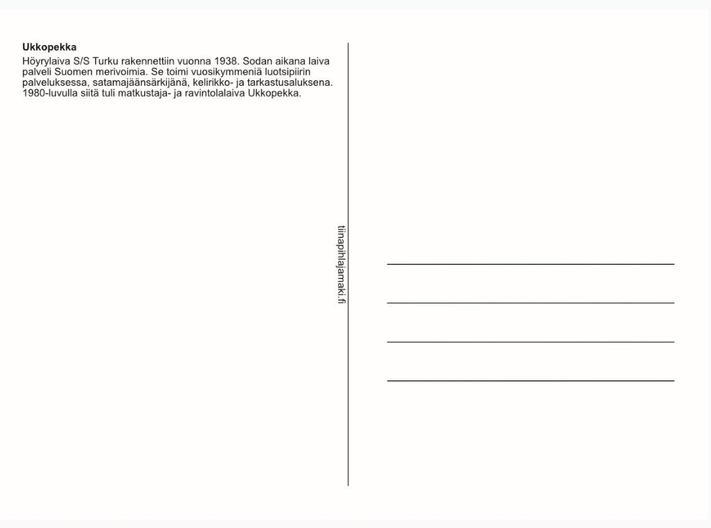 Ukkopekka-kortti takaa