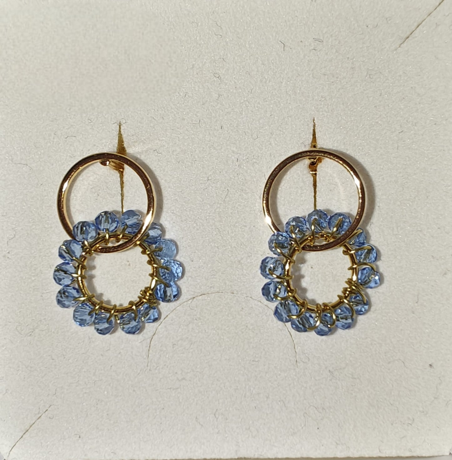 Lydia-korvakorut, kullattu messinki (eri värejä)