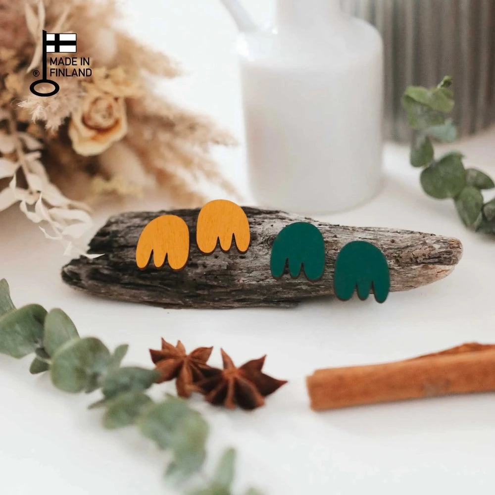 Okran väriset klipsikorvikset