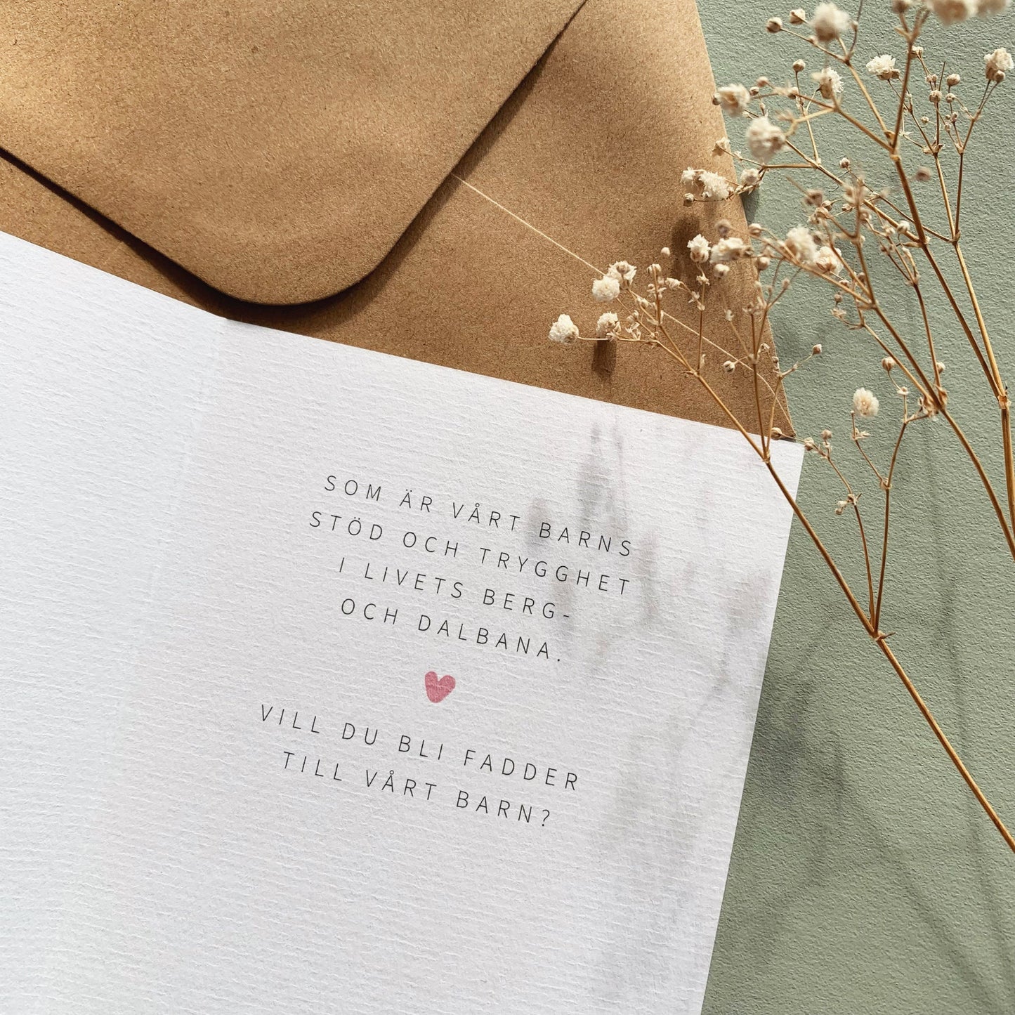 Helle Visuals Fadderinbjudan