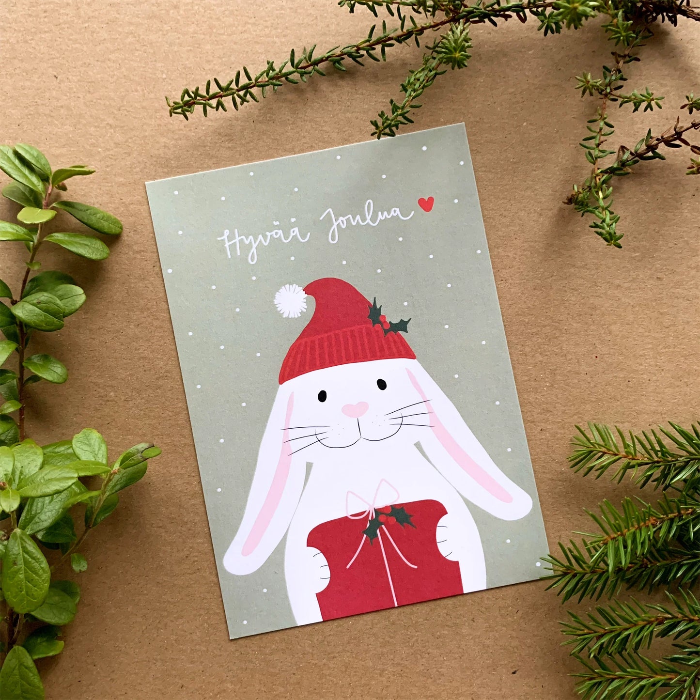 Eläinaiheiset joulukortit (eri kuoseja), Helle Visuals