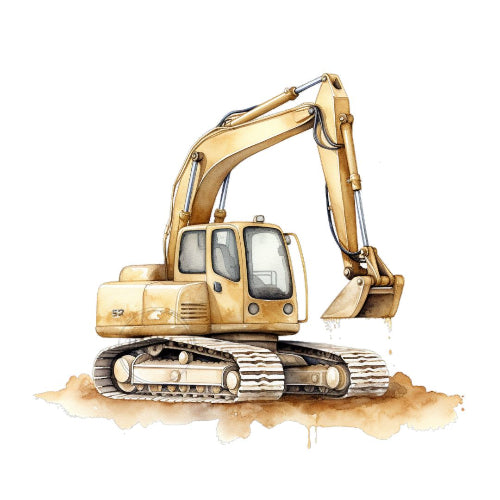 Poppaduun kaivinkone silityskuva