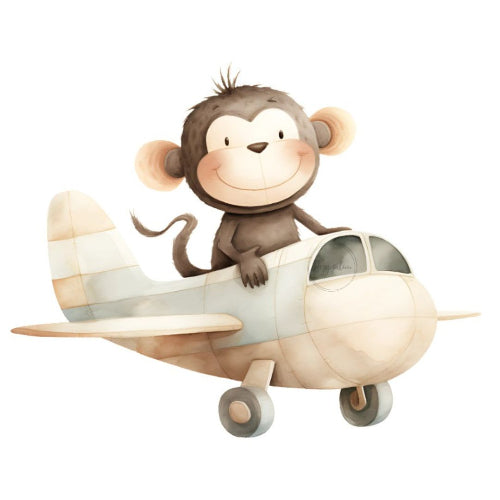 Lentäjä apina silityskuva