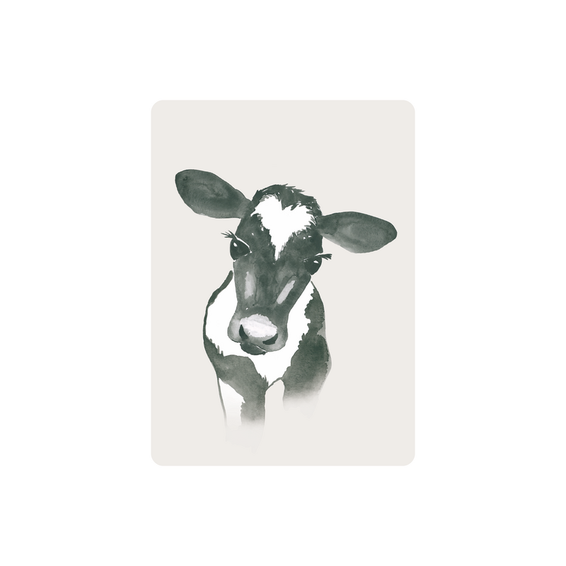 Yövilkka vasikka -postikortti, A6