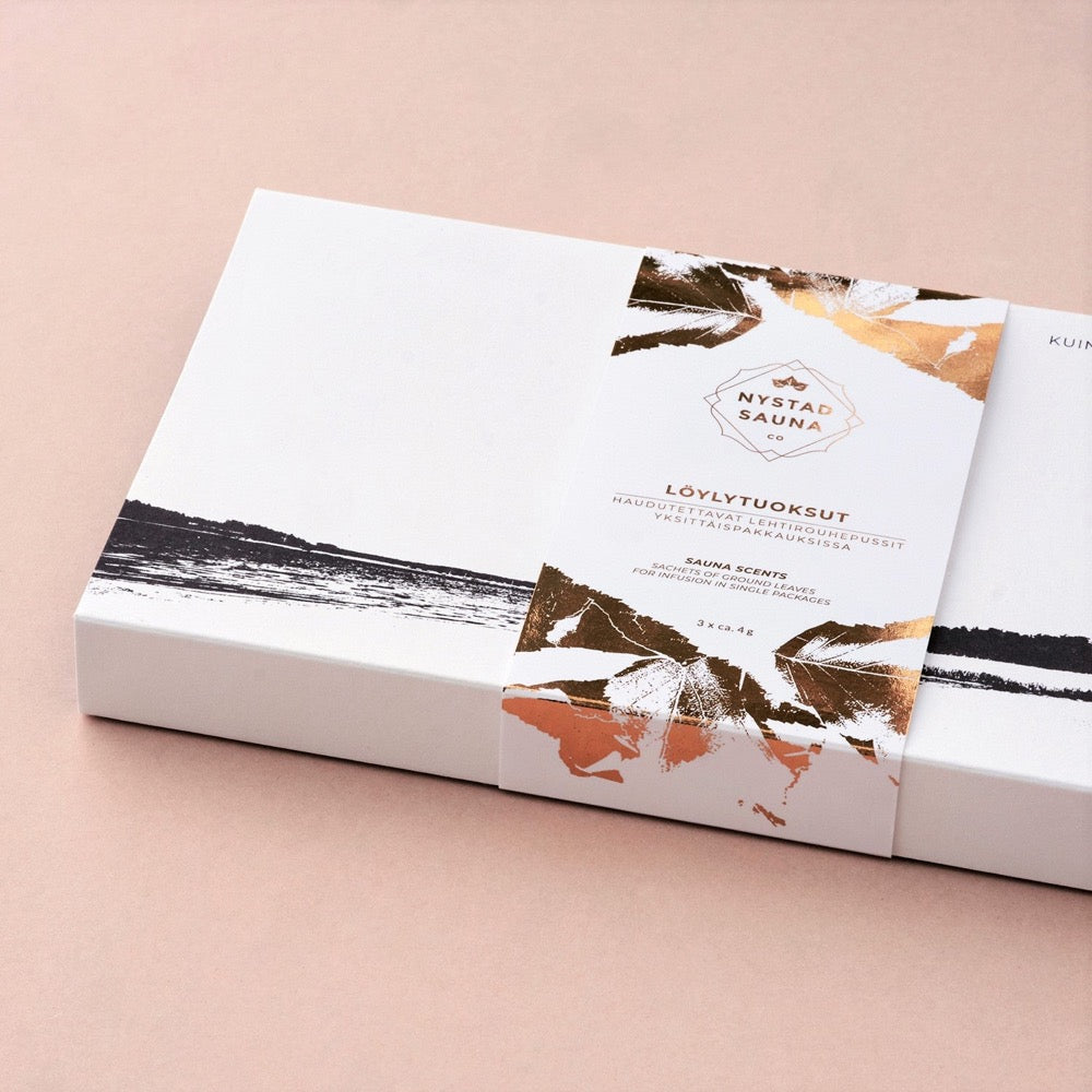 NystadSauna löylytuoksu lahjapakkaus x Kaarnavilla