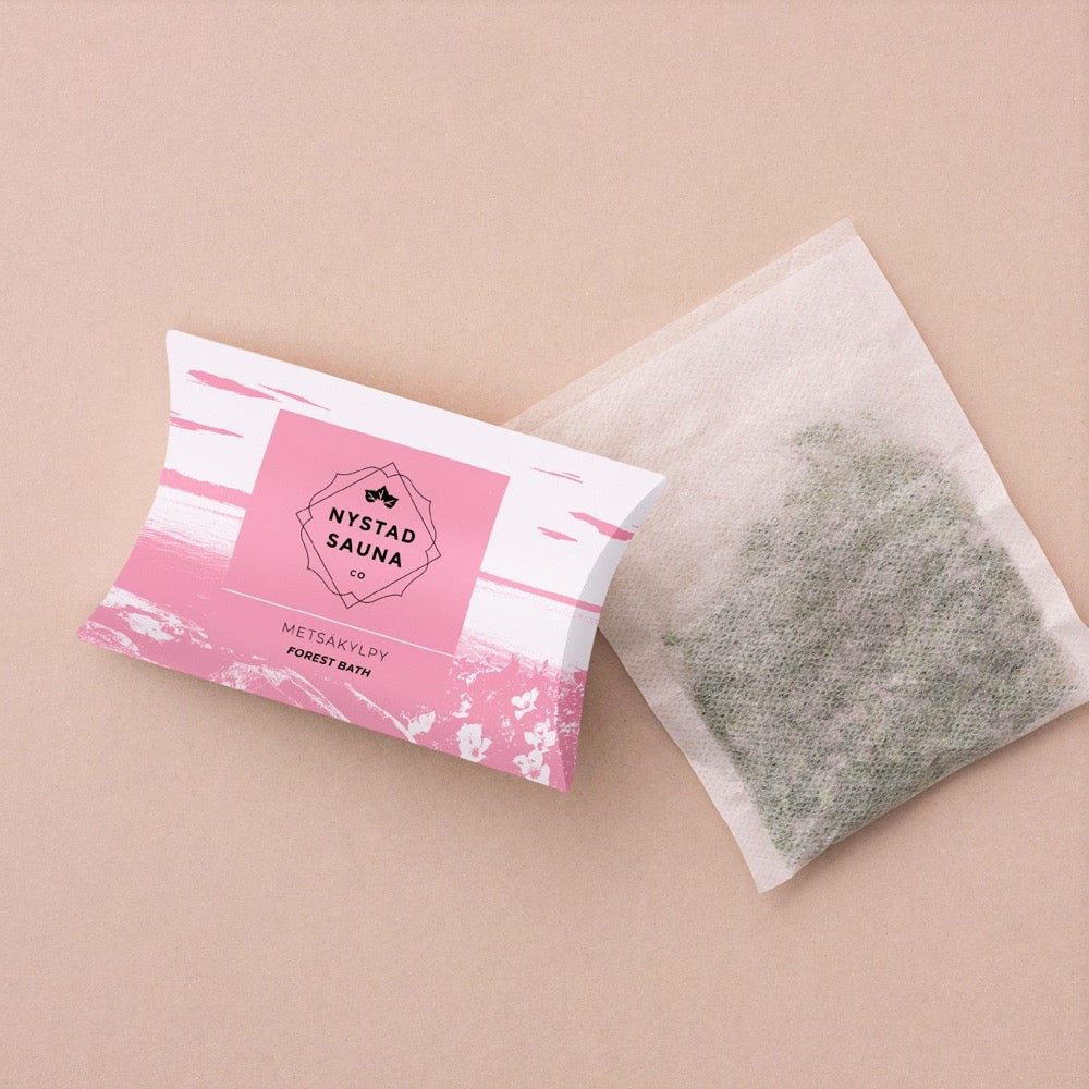 Nystadsauna ykisttäispussit metsäkylpy x Kaarnavilla