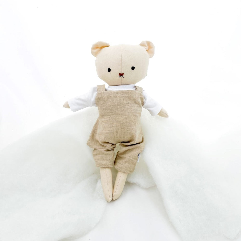 Peecaboo nalle ruskea haalari x Kaarnavilla