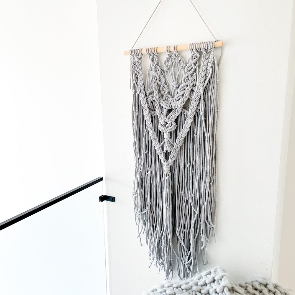 Picladesign macrameseinävaate x Kaarnavilla