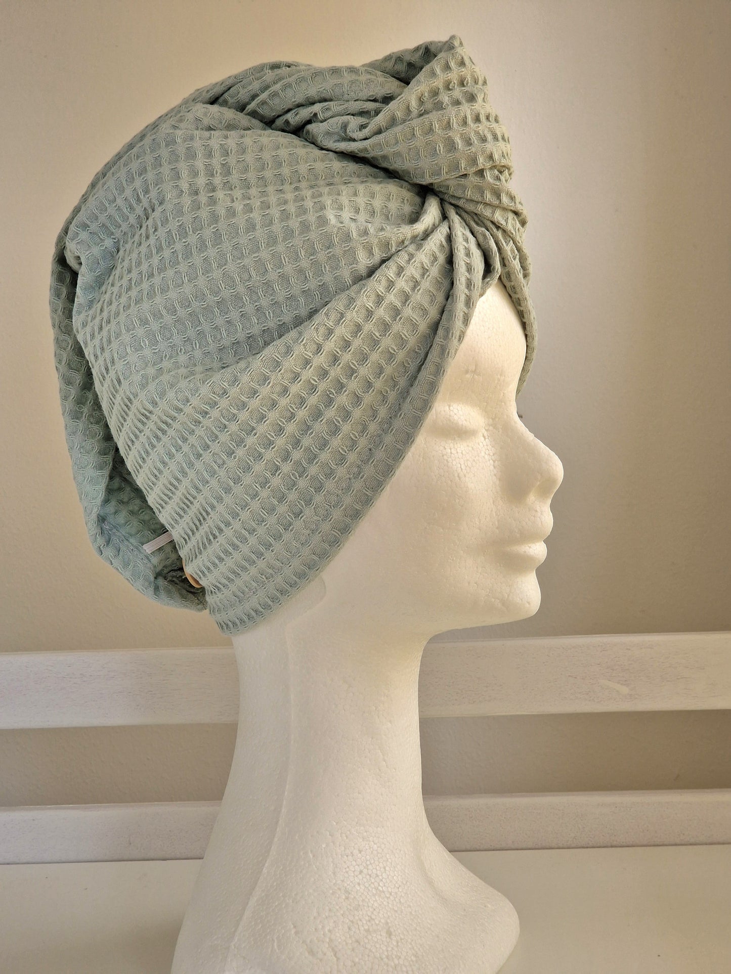 Pyyheturbaani vohvelikankaasta (eri värejä)