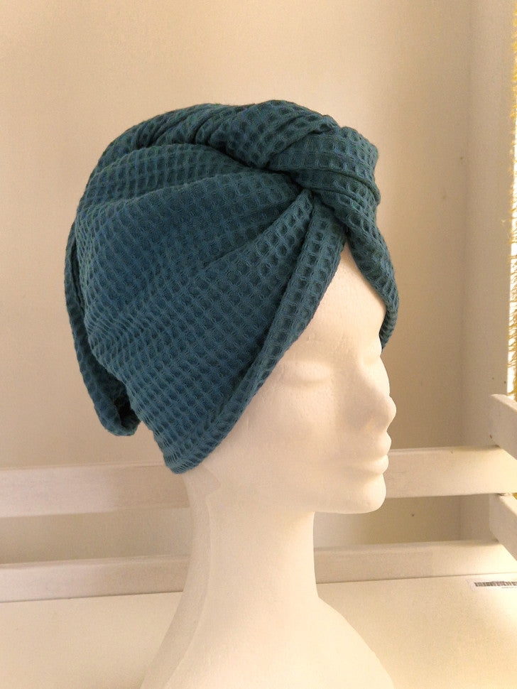 Pyyheturbaani vohvelikankaasta (eri värejä)