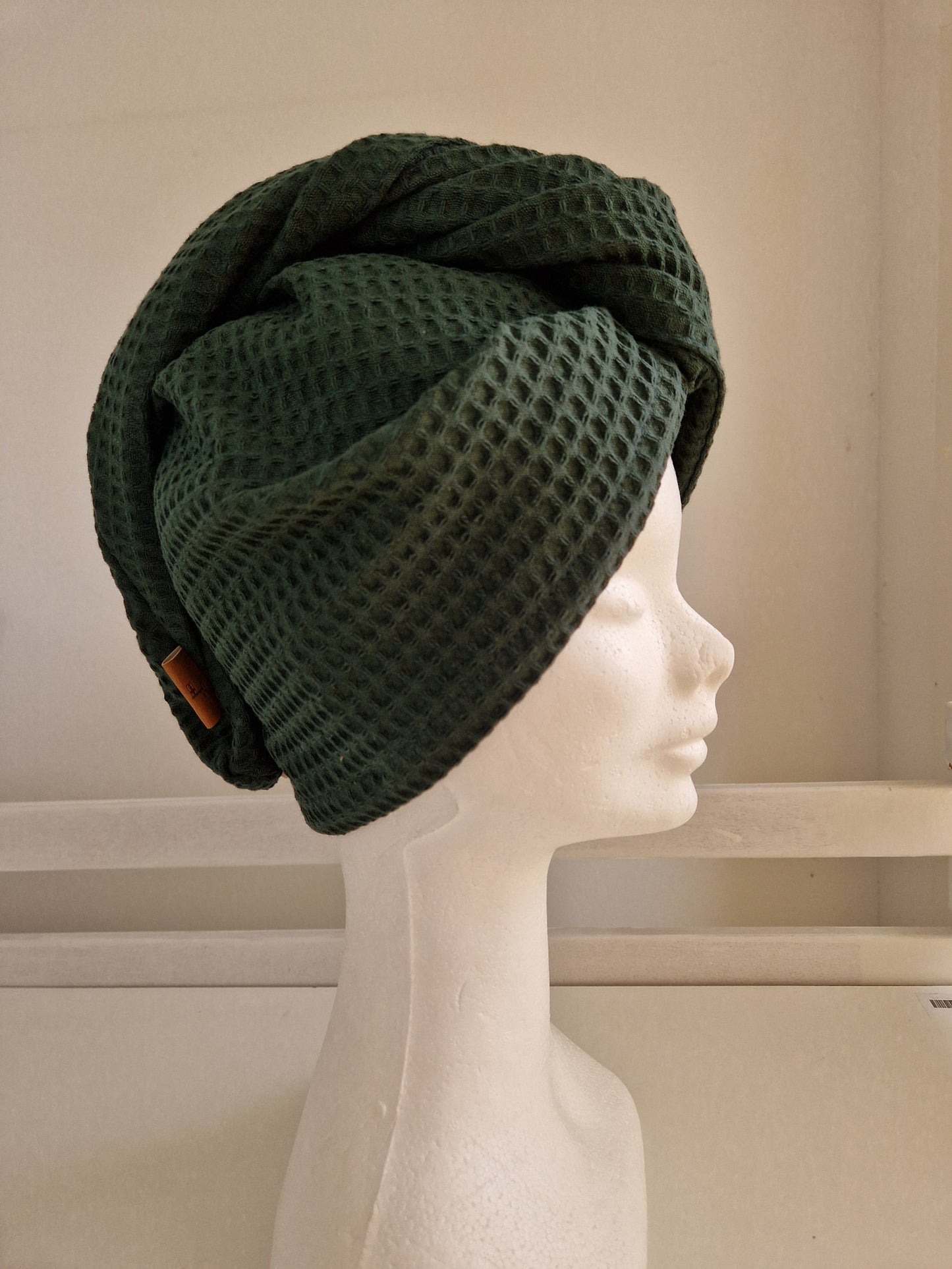 Pyyheturbaani vohvelikankaasta (eri värejä)