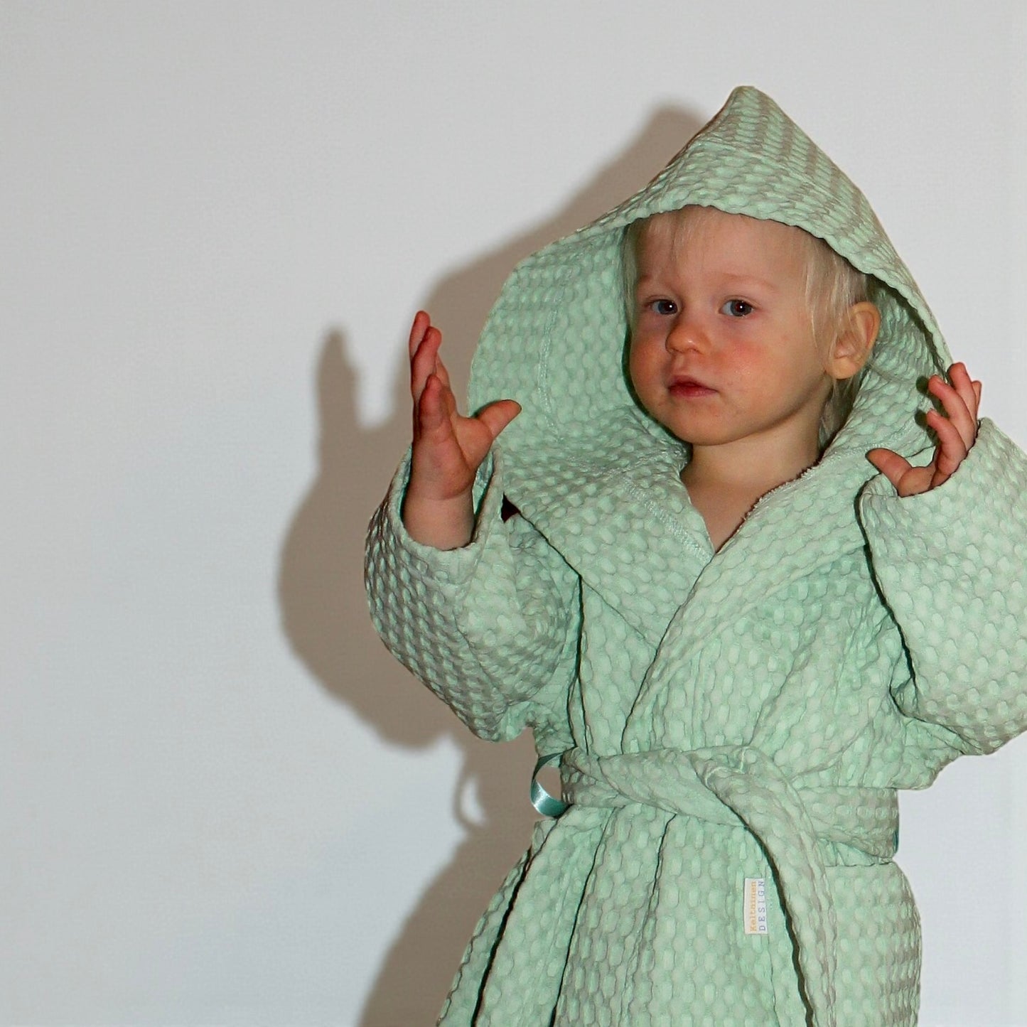 Waffle bathrobe, for children (various colors and sizes)
