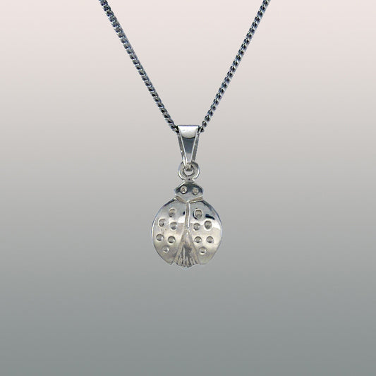 Sirokorun Leppäkerttu kaulakoru ekohopeaa