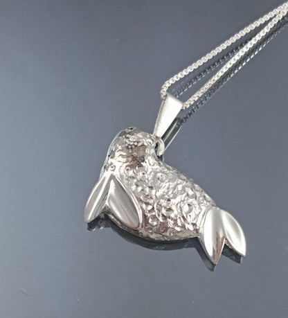 Itämeren Norppa necklace, eco-silver