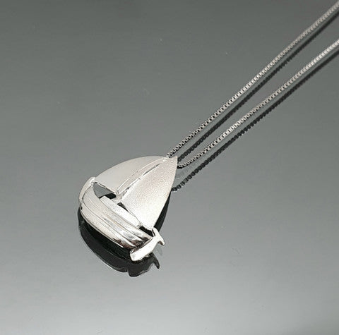 Huukkari pendant, eco-silver