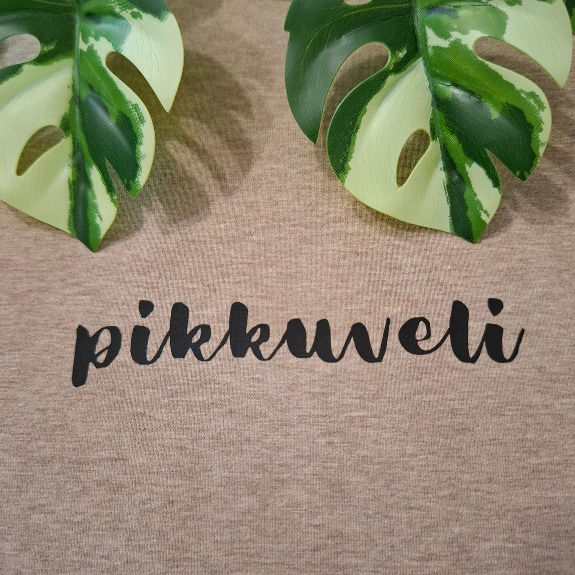 Poppaduun silityskuva musta, tekstillä "pikkuveli"