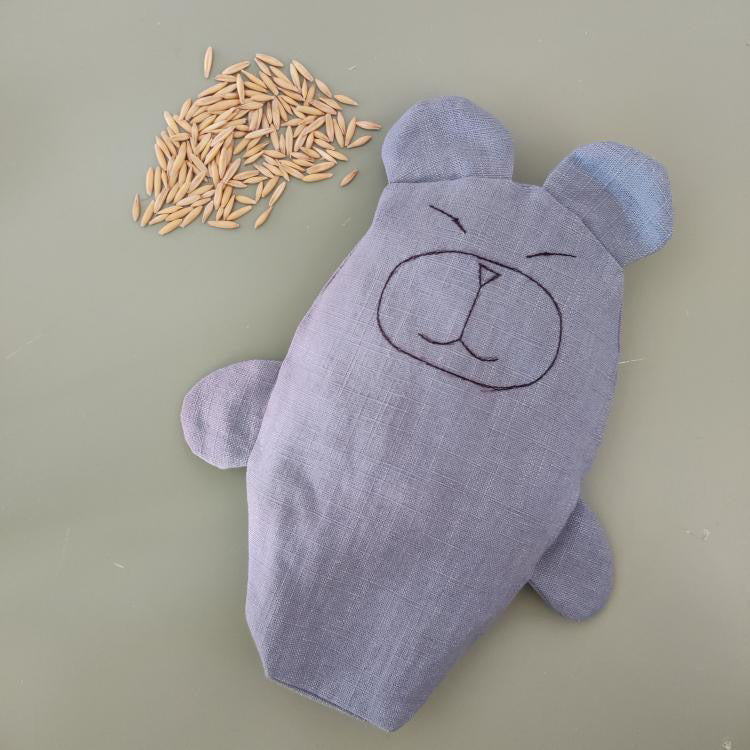 Nalle-kaurakamu, pestävällä päällisellä (eri värejä) (Kopio)