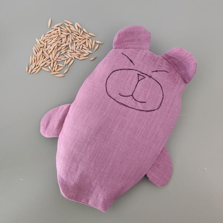 Nalle-kaurakamu, pestävällä päällisellä (eri värejä) (Kopio)