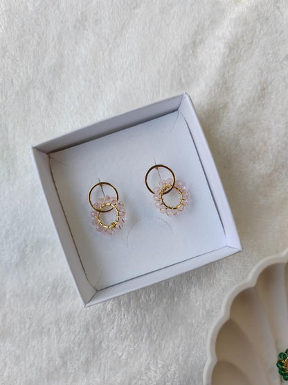 Lydia-korvakorut, kullattu messinki (eri värejä)