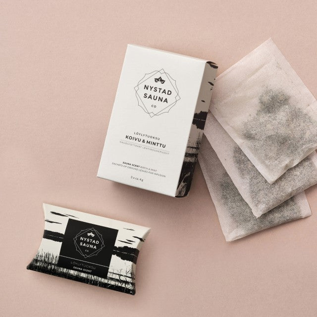 Löylytuoksu-paketti, kolmen tuoksupussin pakkaus