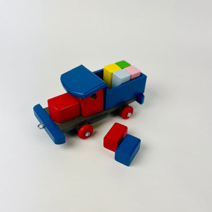 Colorful truck, different colors