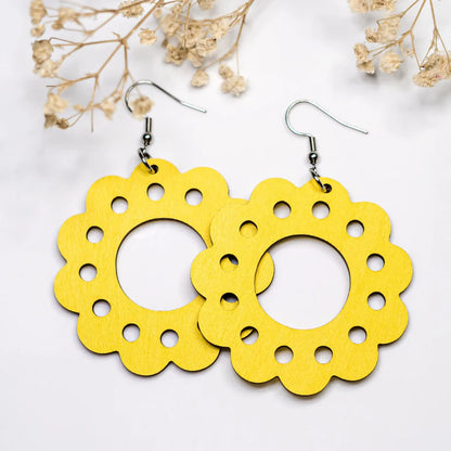 DAISY – Big earrings (various colors)