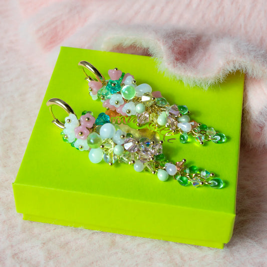 Lummilillin Everbloom korvakorut Kaarnavillan verkkokaupassa