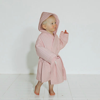 Waffle bathrobe, for children (various colors and sizes)